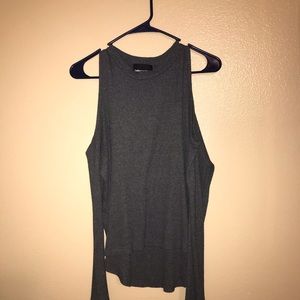 Long Sleeve Sweater with slits on shoulders